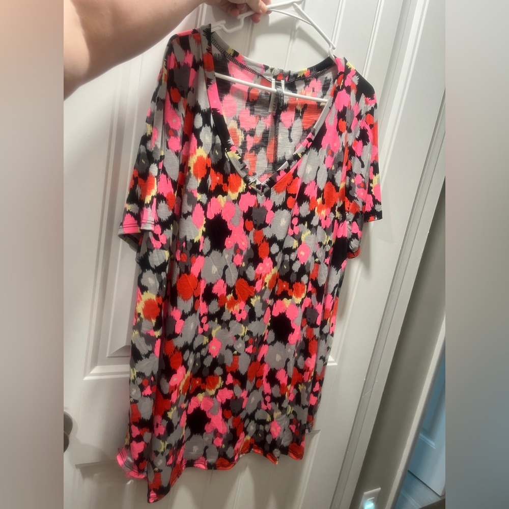 Brand new colorful Glitzy Girlz blouse